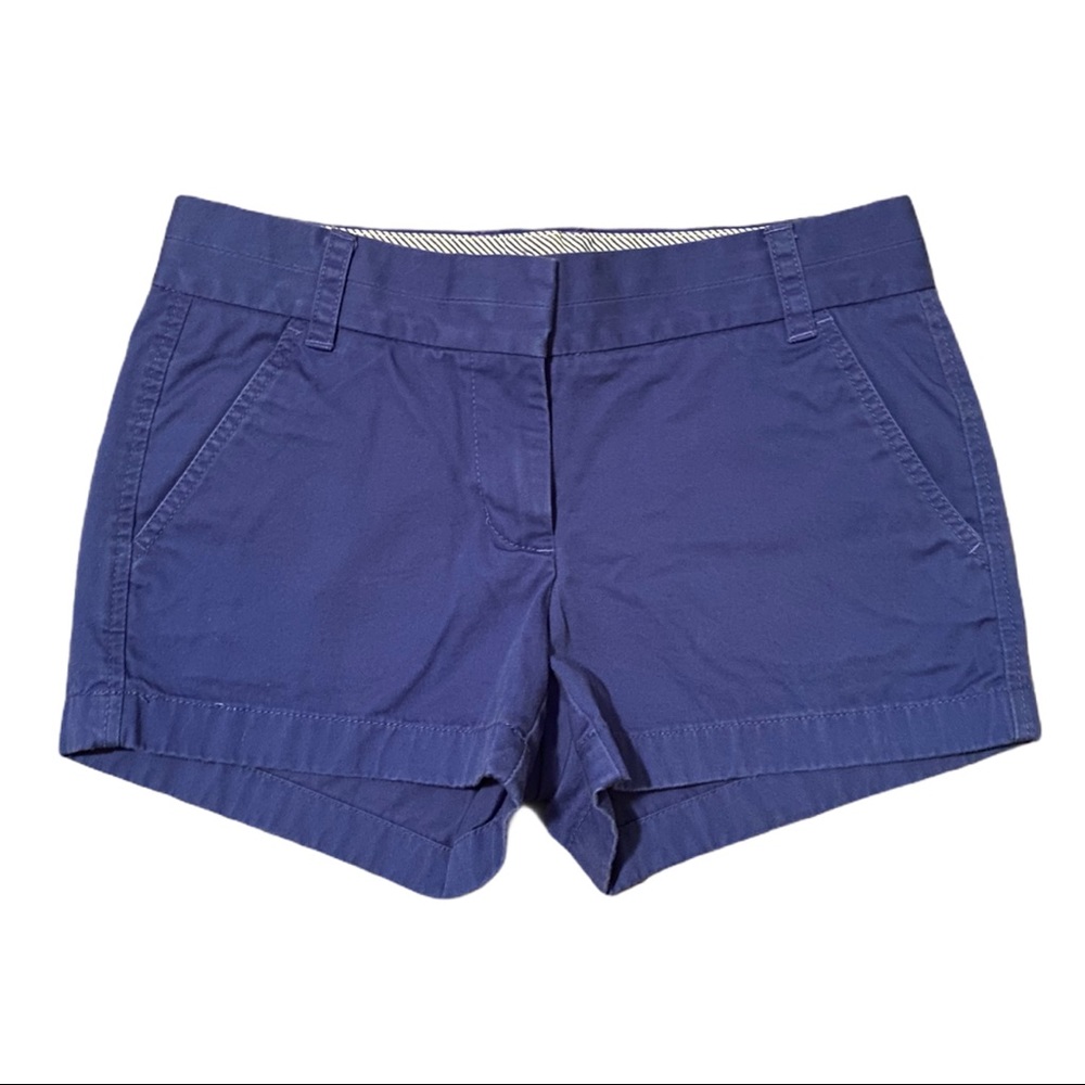 J. Crew blue broken-in chino shorts